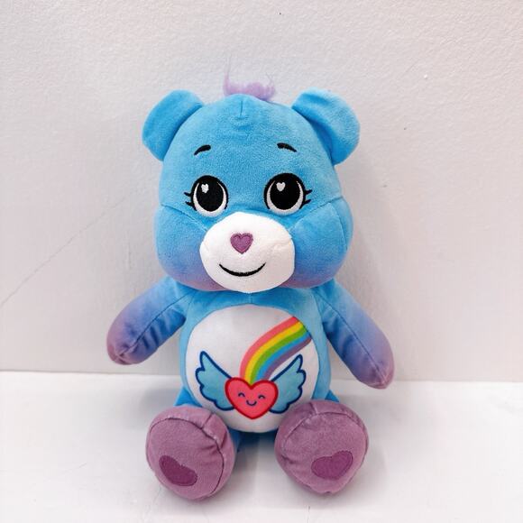 Care Bears Plush 12" Lot of 2 Love a Lot Dream Bright Collectible Plush Toy Doll - Picture 8 of 9